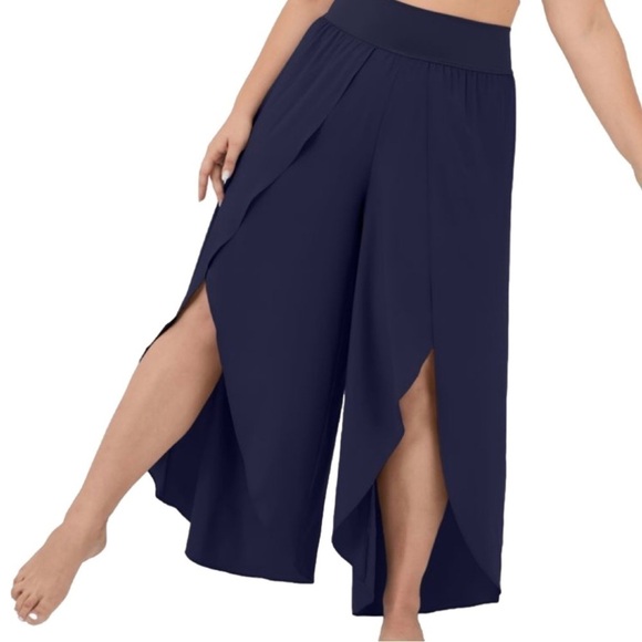 HALARA Pants - Halara Breezeful™ Palazzo Flowy Split Wide Leg Quick Dry Casual Pants
